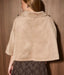 Double Breasted Short Cape Coat