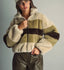 Cozy Color Block Teddy Jacket