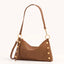 Kyle Sml Mahogany Pebble/Brushed Gold Red Zip