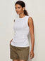Ribbed Ruched Tank