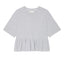 The Oversized Ruffle Peplum Tee