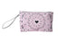 Zip Wristlet Baby Pink Bandana