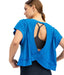 Cotton Slub Open Back Top