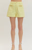 Horsebit Buckle Embellished Shorts