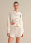 Tide Mesh Nautical Cardigan