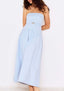 Ines Strapless Midi Dress