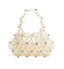 Lulu Pearl Beaded Top Handle Bag