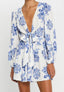 Chiara Tie Front Mini Dress