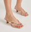 Brevel Gold Distressed Sandal