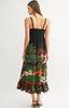 Leah Ruffled Babydoll Maxi Dress