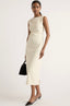 Inari Cotton Twill Boat Neck Dress