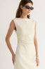 Inari Cotton Twill Boat Neck Dress