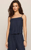 Lille Embroidered Woven Tank