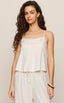 Lille Embroidered Woven Tank