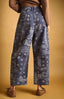 Paisley Print Washed Pants