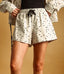 Polka Dot Elastic Bank Waist Shorts