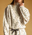 Polka Dot High Neck Jacket