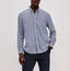 Vance- Blue Heather Grid