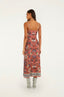 Floral Beauty Tapestry Blush Pink Maxi Slip Dress