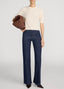 Le Slim Palazzo Pintuck Pocket