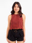 Tea Garden Scallop Hem Top