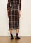 Fall Mesh Midi Skirt