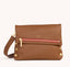 VIP Med Mahogany Pebble/Brushed Gold Red Zip