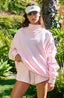 Solid Reversible Mock Neck Sweatshirt