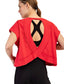 Cotton Slub Open Back Top
