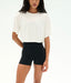 Djuna Oversized Crop Jersey Tee