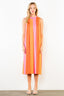 Colorblock Midi Sleeveless Dress