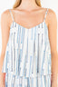Embroidered Flowy Strap Top