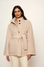 Bundled Wool Coat