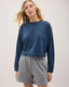 Relaxed Crop Long Sleeve Tee