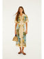 Royal Sea Multicolor Midi Dress