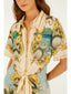 Royal Sea Multicolor Midi Dress