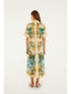Royal Sea Multicolor Midi Dress