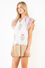 Flutter Sleeve Top
