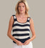 Saylor Square Neck Banded Bottom Tank
