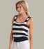 Saylor Square Neck Banded Bottom Tank