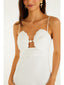 Off-White Sleeveless Midi Shell Dress