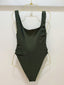 Square Neck Swim - Metallic