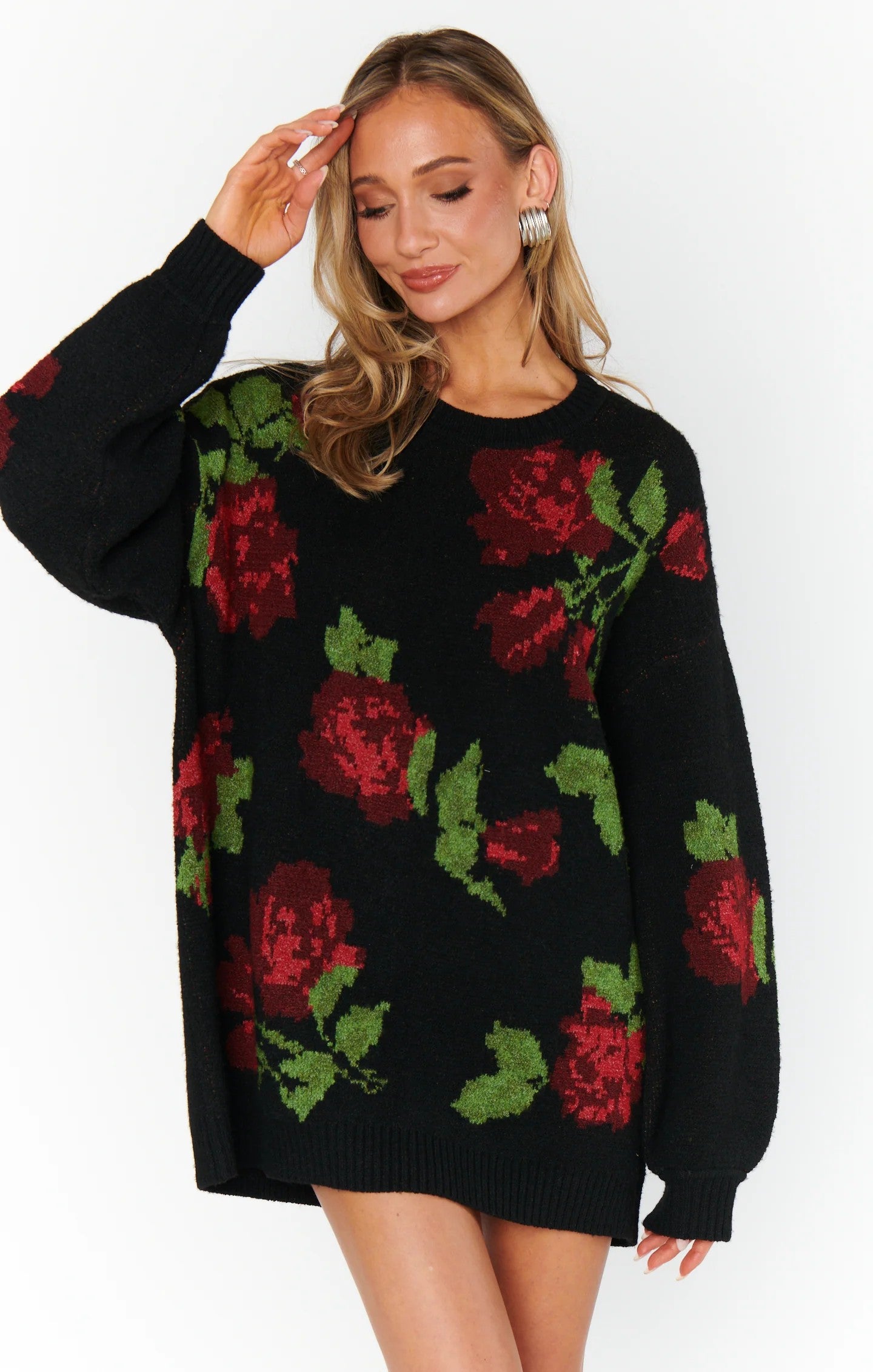 Summit Sweater- Send Me Roses