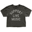 Support Live Music Cut Off Tee