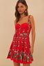 Sweet Bloom Bouquet Mini Dress