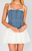 Tiffany Skort Dress- Denim