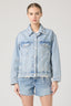 True Grit Distressed Denim Jacket