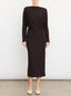 Cozy Off Shoulder Midi Dress