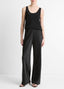 Colette High Waist Fluid Satin Bias Pant