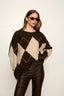 Argyle Crew Sweater